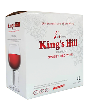 KINGS HILL SWEET RED WINE BOX 4 LTR
